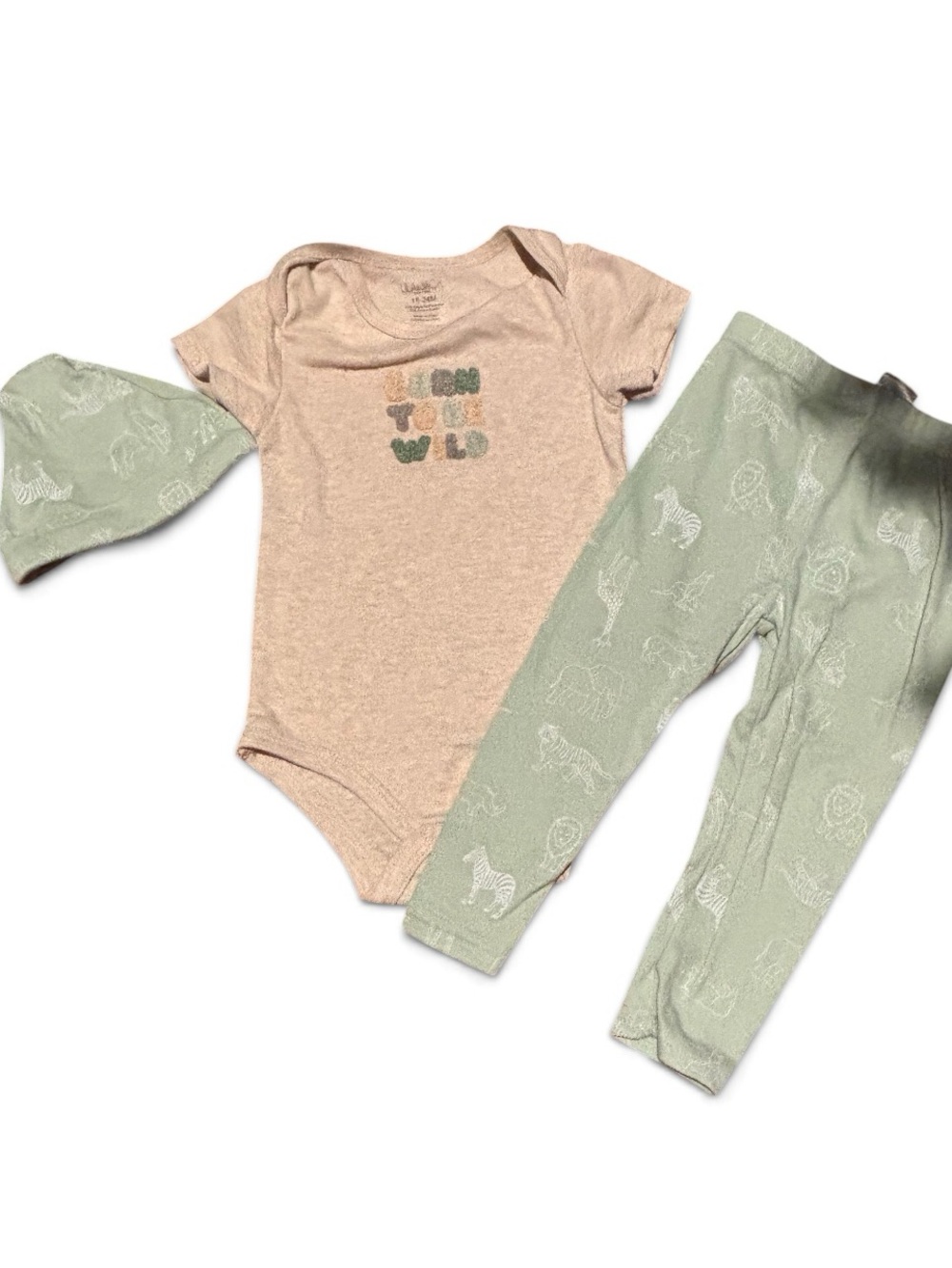 🎉 (18-24m) Lila & Jack “Born to be Wild” 3PC Set